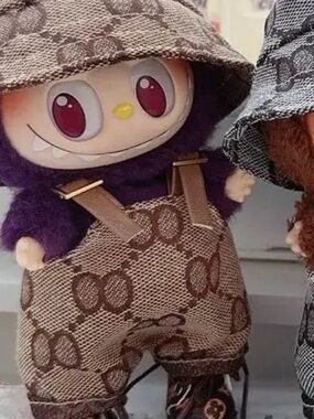 Labubu Doll Outfit -  Bucket Hat & Onesie Set